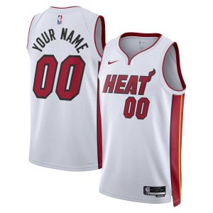Nike Miami Heat Unisex Exceptional White Swingman Custom Jersey Association Edition Best - selling! Order this popular jersey before it's out of stock.