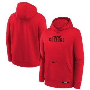 Nike Miami Heat Youth Red Fantastic 2024/25 City Edition Club Fleece Pullover Hoodie Perfect fit! Order this comfortable jersey.