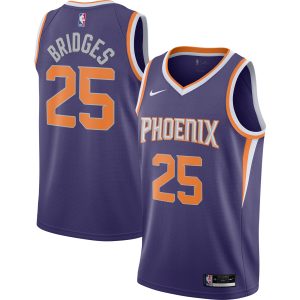 Nike Mikal Bridges Phoenix Suns Purple Superior 2020/21 Swingman Player Jersey Icon Edition Celebrate your team! Order this commemorative jersey.