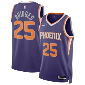 Nike Mikal Bridges Phoenix Suns Unisex Purple Swingman Jersey Outstanding Icon Edition Experience luxury! Order this high - end jersey.