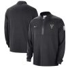 Nike Superb Milwaukee Bucks Black Authentic Performance Half Zip Jacket Don't be left out! Get this stylish jersey and show your team pride.
