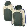 Nike Milwaukee Gorgeous Bucks Hunter Green/Cream Authentic Starting Five Force Performance Pullover Hoodie Show your dedication! Own this special jersey for your team.