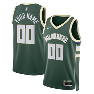 Nike Striking Milwaukee Bucks Unisex Hunter Green Swingman Custom Jersey Icon Edition Fan favorite! Join thousands who love this premium jersey.