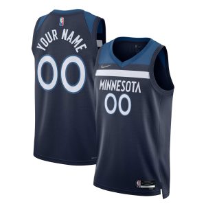 Nike Minnesota Timberwolves Navy 2021/22 Magnificent Diamond Swingman Custom Jersey Icon Edition Upgrade your fan gear! Order this premium jersey today.