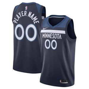 Nike Minnesota Timberwolves Navy Swingman Custom Jersey Terrific Icon Edition Be a part of the action! Get this game - ready jersey.