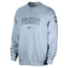 Nike New Orleans Pelicans Light Blue Courtside Standard Issue Performance Superb Pullover Sweatshirt Hurry! Exclusive offer. Get your hands on this outstanding jersey right away.