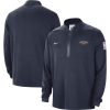 Nike New Orleans Pelicans Navy Authentic Performance Half Premium Zip Jacket Retailers