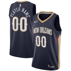 Nike Delightful New Orleans Pelicans Navy Swingman Custom Jersey Icon Edition Time - sensitive! Order now before the deal expires.