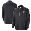 Nike New York Knicks Black Authentic Prime Performance Half Zip Jacket Designed for performance! Get this functional jersey.