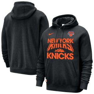 Nike Exquisite New York Knicks Black Courtside Club Pullover Hoodie Proven quality! Invest in this reliable jersey.