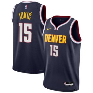 Nike Nikola Jokic Amazing Denver Nuggets Youth Navy Swingman Jersey Icon Edition High - demand item! Order this sought - after jersey immediately.