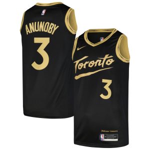 Nike OG Anunoby Toronto Raptors Superb Black Swingman Player Jersey City Edition Trending now! Grab this hot jersey while you can.