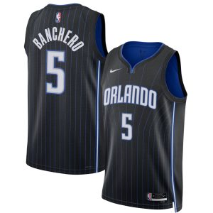 Nike Paolo Banchero Orlando Magic Unisex Black Notable 2022 NBA Draft First Round Pick Swingman Jersey Icon Edition Show your dedication! Own this special jersey for your team.