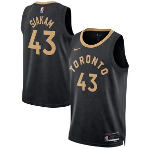 Nike Pascal Siakam Toronto Raptors Unisex Black 2022/23 Swingman Jersey City Edition High - quality Be a part of the action! Get this game - ready jersey.