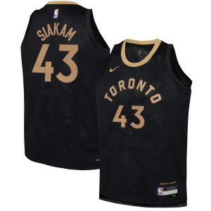 Nike Premium Pascal Siakam Toronto Raptors Youth Black 2022/23 Swingman Jersey City Edition Authentic look! Wear this genuine jersey.