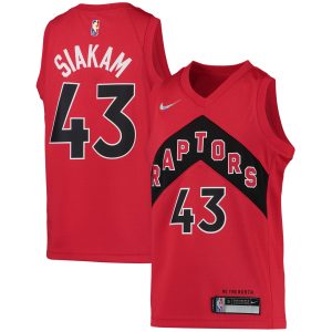 Nike Pascal Siakam Toronto Raptors Youth Sophisticated Red 2021/22 Diamond Swingman Jersey Icon Edition Unbeatable style! Get this stylish jersey now.