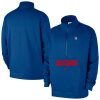 Nike Philadelphia 76ers Blue Charming Courtside Club Half Zip Jacket For the true fans! Secure this authentic jersey now.