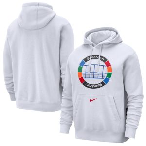 Nike Philadelphia 76ers White 2024/25 City Edition Essential Prime Club Pullover Hoodie Don't be left out! Get this stylish jersey and show your team pride.