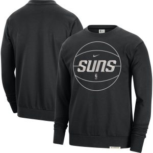 Nike Phoenix Suns Black 2023/24 Authentic Standard Issue Travel Performance Admirable Pullover Sweatshirt Sports enthusiasts