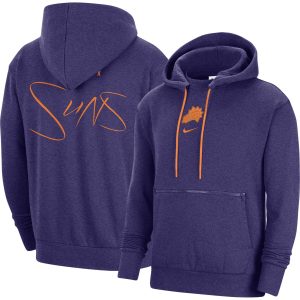 Nike Phoenix Suns Heather Purple Courtside Versus Flight Pullover Delightful Hoodie Proven quality! Invest in this reliable jersey.
