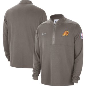 Nike Phoenix Suns Olive Authentic Performance Half Exquisite Zip Jacket For the true fans! Secure this authentic jersey now.