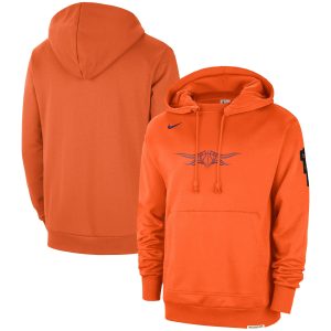 Nike Phoenix Admirable Suns Orange 2023/24 City Edition Courtside Standard Issue Pullover Hoodie Show your dedication! Own this special jersey for your team.