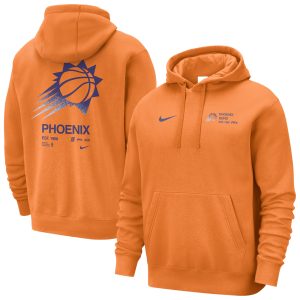 Nike Phoenix Suns Orange Courtside Club Marvelous Pullover Hoodie Enhance your game - day look! Get this fashionable jersey.