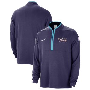 Nike Phoenix Suns Purple Charming 2023/24 City Edition Authentic Coaches Half Zip Top Perfect fit! Order this comfortable jersey.
