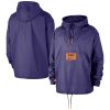Nike Phoenix Suns Purple Glamorous Courtside Premium Club Anorak Quarter Zip Hoodie Jacket Stand out from the crowd! Wear this eye - catching jersey.