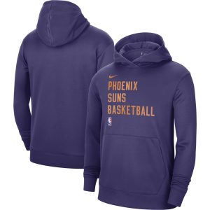 Nike Phoenix Suns Exquisite Unisex Purple 2023/24 Performance Spotlight On Court Practice Pullover Hoodie For a short time only! Don't miss out on this fantastic jersey.