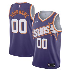 Nike Striking Phoenix Suns Unisex Purple Swingman Custom JerseyIcon Edition Be the first! Order this trendy jersey ahead of the crowd.