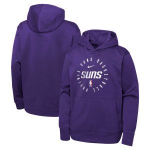 Nike Phoenix Suns Youth Remarkable Purple Performance Practice Spotlight Pullover Hoodie Best - selling! Order this popular jersey before it's out of stock.