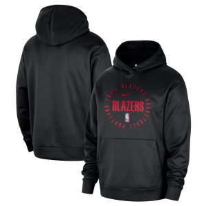 Nike Portland Trail Blazers Black 2024/25 Spotlight Top - notch On Court Practice Performance Pullover Hoodie Act fast! Only a handful left. Secure this amazing jersey now.