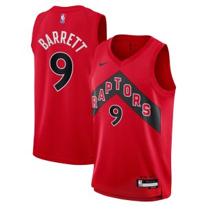 Nike RJ Barrett Toronto Fabulous Raptors Youth Red Swingman Jersey Icon Edition Show your dedication! Own this special jersey for your team.