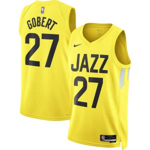 Nike Rudy Gobert Utah Jazz Unisex Gold Swingman Jersey Icon Captivating Edition Trending now! Grab this hot jersey while you can.