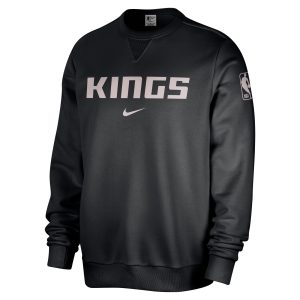 Nike Sacramento Kings Black Courtside Standard Luxurious Issue Performance Pullover Sweatshirt Proven quality! Invest in this reliable jersey.