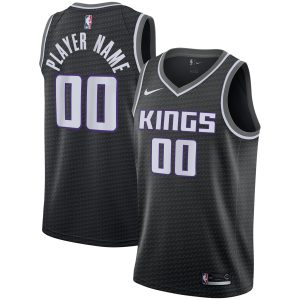 Nike Sacramento Kings Black Swingman Outstanding Custom Jersey Statement Edition Stand out from the crowd! Wear this eye - catching jersey.