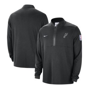 Nike San Antonio Spurs Gorgeous Black Authentic Performance Half Zip Jacket Best - selling! Order this popular jersey before it's out of stock.
