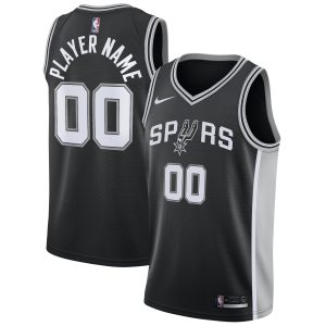 Nike San Antonio Spurs Black Swingman Enchanting Custom Jersey Icon Edition High - demand item! Order this sought - after jersey immediately.