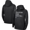 Nike San Antonio Spurs Unisex Black 2023/24 Performance Spotlight On Court Practice Pullover Hoodie Stunning Limited stock! Be quick and grab this must - have jersey to support your team.
