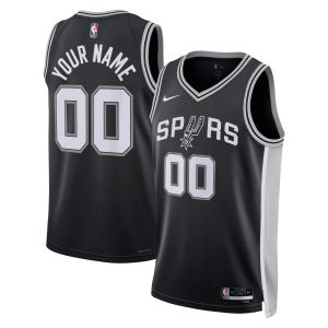 Nike San Antonio Spurs Unisex Black Swingman Custom Jersey Icon Elegant Edition Designed for performance! Get this functional jersey.