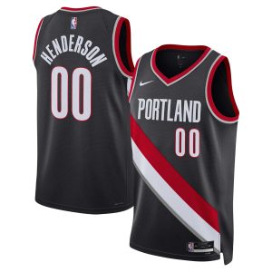 Nike Scoot Henderson Portland Trail Blazers Unisex Black 2023 NBA Draft Swingman Elegant Jersey Icon Edition Unbeatable style! Get this stylish jersey now.