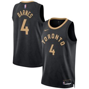 Nike Scottie Barnes Toronto Raptors Unisex Black 2022/23 Swingman Jersey City Edition Superior Perfect fit! Order this comfortable jersey.