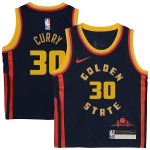 Nike Stephen Curry Golden State Warriors Toddler Navy 2024/25 Swingman Player Jersey City Magnificent Edition Unbeatable style! Get this stylish jersey now.