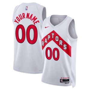 Nike Toronto Raptors Unisex White Swingman Custom Jersey Association Classy Edition Proven quality! Invest in this reliable jersey.