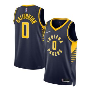 Nike Tyrese Haliburton Indiana Pacers Unisex Phenomenal Navy Swingman Jersey Icon Edition Unbeatable style! Get this stylish jersey now.