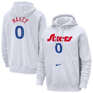 Nike Tyrese Striking Maxey Philadelphia 76ers White 2024/25 City Edition Name & Number Pullover Hoodie For a short time only! Don't miss out on this fantastic jersey.