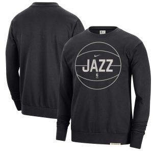 Nike Utah Jazz Black 2023/24 Stunning Authentic Standard Issue Travel Performance Pullover Sweatshirt Don't be left out! Get this stylish jersey and show your team pride.