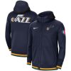 Nike Utah Jazz Navy 75th Anniversary Performance Showtime Exceptional Full Zip Hoodie Jacket Limited edition! Don't miss your chance to own this unique jersey.