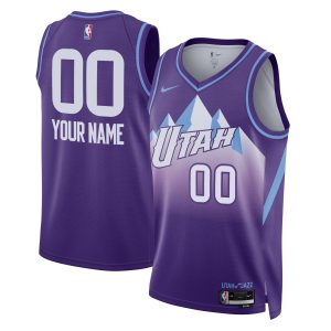 Nike Fabulous Utah Jazz Unisex Purple 2024/25 Custom Swingman Jersey City Edition For the true fans! Secure this authentic jersey now.